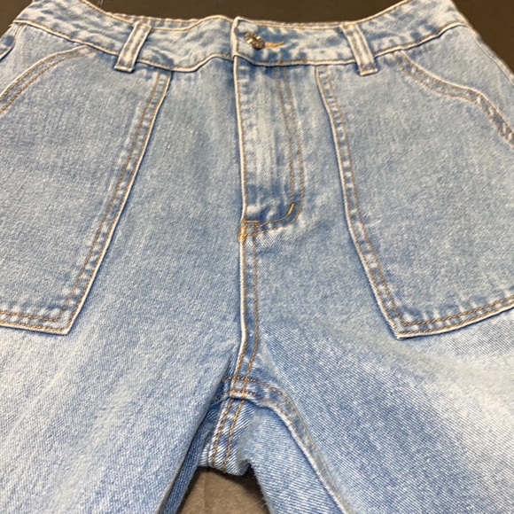 SHEIN Size 2 Faded Washout High Rise Denim Jeans - Picture 12 of 12